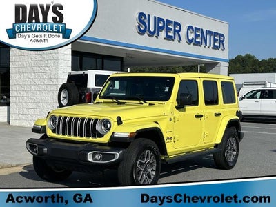 2024 Jeep Wrangler Sahara 4 Door 4x4