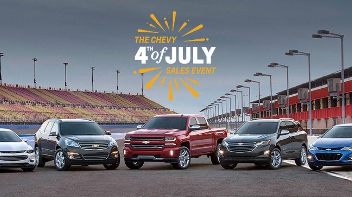 Chevrolet 4th july sale